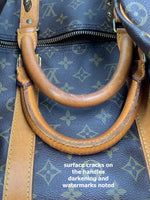 Sold-LOUIS VUITTON Monogram Keepall 50 Travel Bag