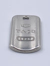 Sold-Tiffany 
Co 925 Silver 1837 Dog Tag Plate Pendant