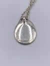 Tiffany 
Co 925 Silver Elsa Peretti Madonna Pendant Necklace