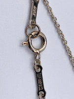 Tiffany 
Co 925 Silver Elsa Peretti Madonna Pendant Necklace