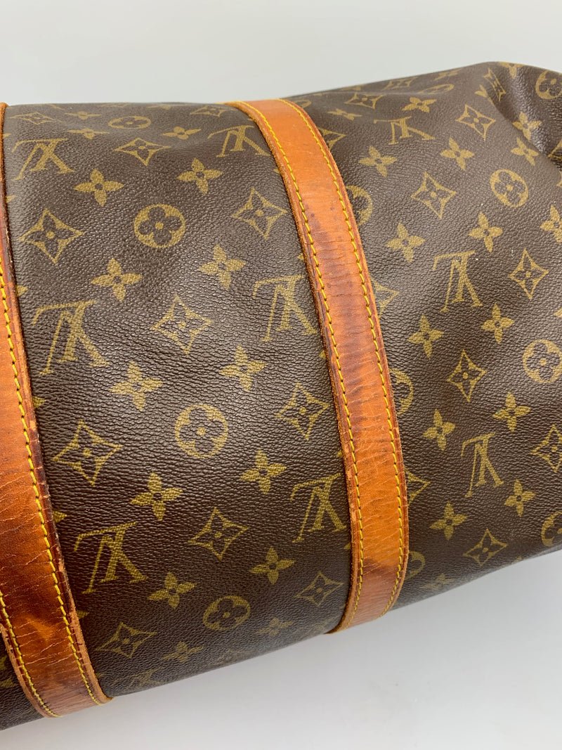 Sold-LOUIS VUITTON Monogram Keepall 50 Travel Bag (2)