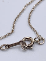 Sold-Tiffany 
Co Elsa Peretti Silver 925 Bean Necklace