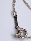 Sold-Tiffany 
Co Elsa Peretti Silver 925 Bean Necklace