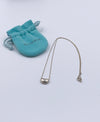 Sold-Tiffany 
Co Elsa Peretti Silver 925 Bean Necklace