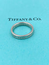 Sold-Tiffany 
Co 925 Silver 1837 Narrow Ring Size 8.75