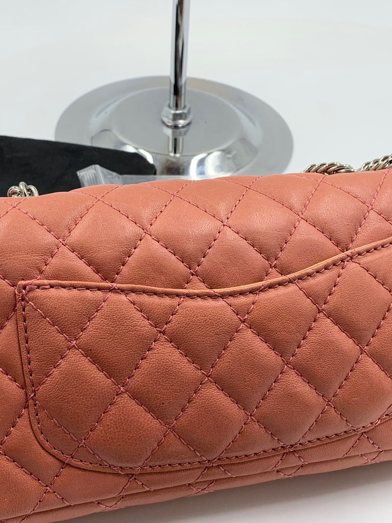 CHANEL CC Flap Bag - Dark Pink (Salmon Pink) SHW