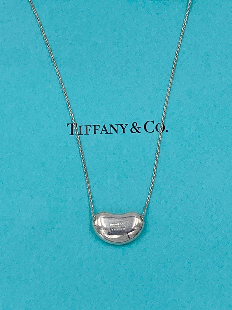 Sold-Tiffany 
Co Elsa Peretti Large Bean Necklace