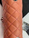 CHANEL CC Flap Bag - Dark Pink (Salmon Pink) SHW