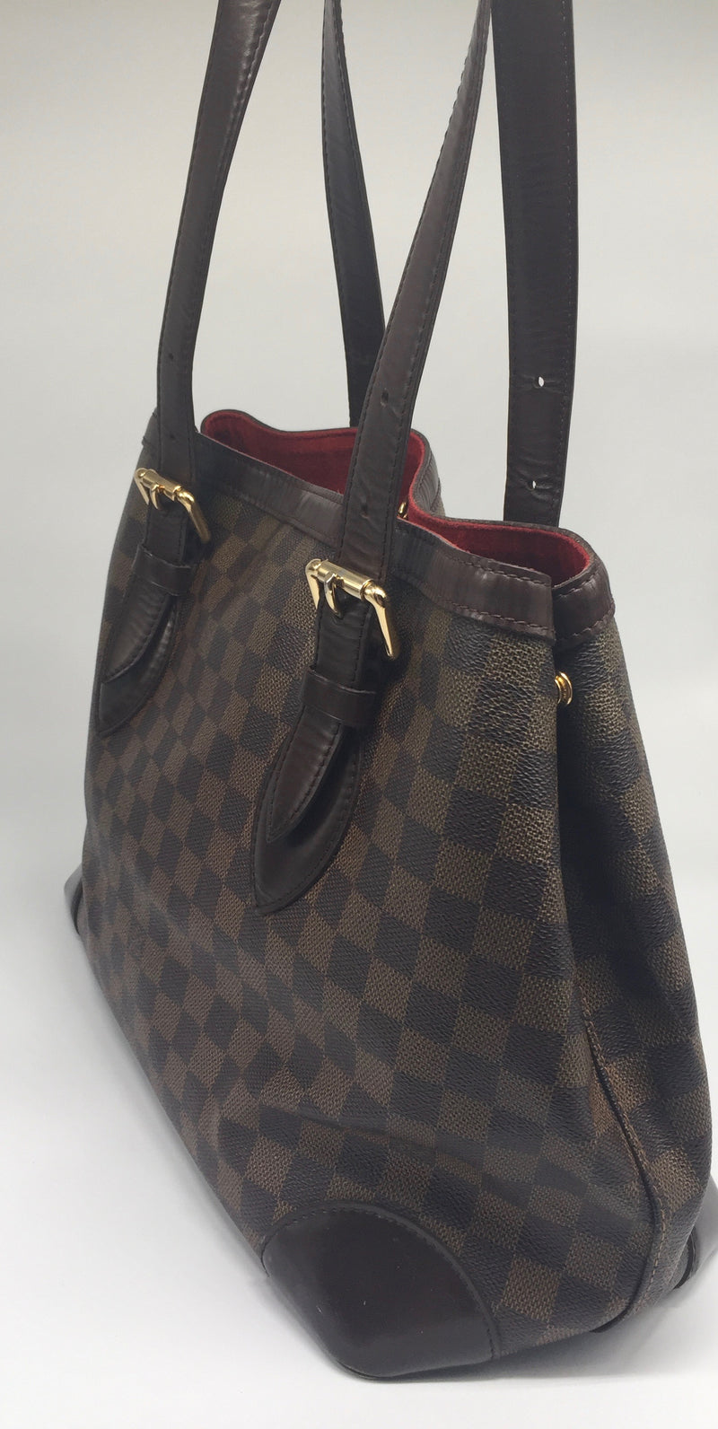 Sold-LOUIS VUITTON Damier Ebene Hampstead MM N51204