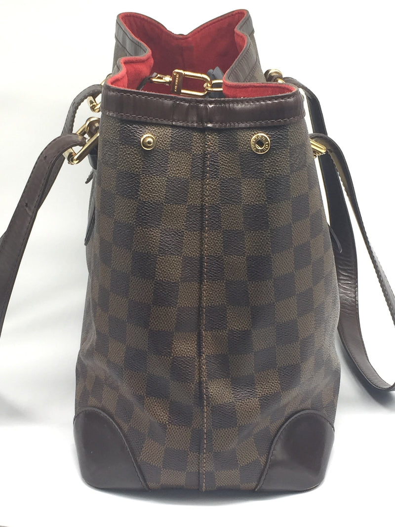 Sold-LOUIS VUITTON Damier Ebene Hampstead MM N51204