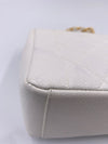 Sold-CHANEL Caviar Medium Diana White in Gold Hardware