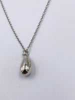 Sold-Tiffany 
Co 925 Silver Elsa Peretti Tear drop Pendant Necklace