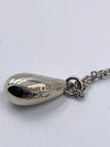 Sold-Tiffany 
Co 925 Silver Elsa Peretti Tear drop Pendant Necklace