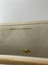 Sold-CHANEL Caviar Medium Diana White in Gold Hardware