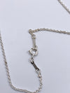 Tiffany 
Co 925 Silver Elsa Peretti Triple Open Heart Necklace