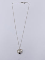 Tiffany 
Co Elsa Peretti Solid Full Heart Pendant Necklace