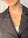 Tiffany 
Co Elsa Peretti Solid Full Heart Pendant Necklace