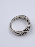 Sold-Tiffany 
Co 925 Silver Paloma Picasso Loving Heart Ring Size 7