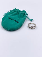 Sold-Tiffany 
Co 925 Silver Paloma Picasso Loving Heart Ring Size 7