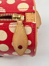 Sold-Louis Vuitton Monogram Vernis Kusama Dots Infinity Papillon Red M91425