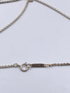 Sold-Tiffany 
Co 925 Silver Atlas Collection Cube with Necklace