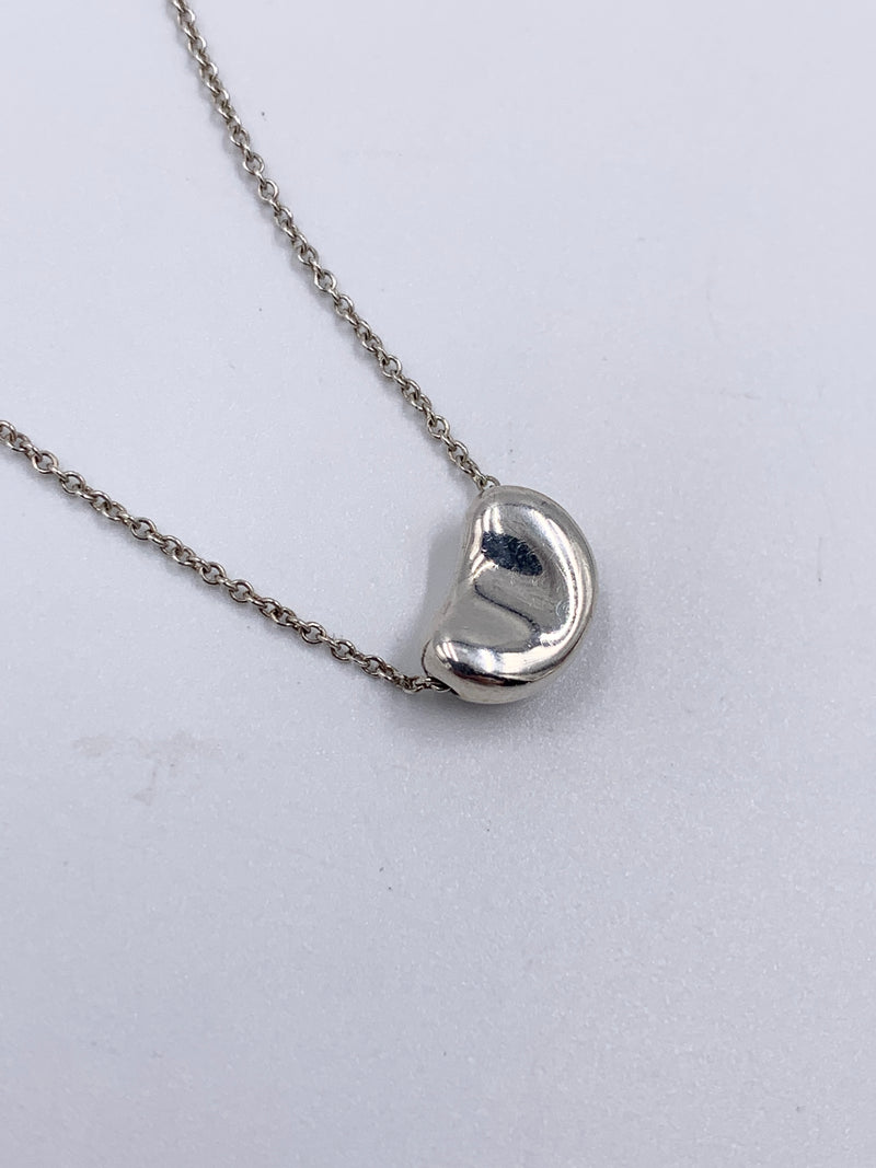 Sold-Tiffany 
Co Elsa Peretti Bean Necklace