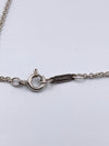 Tiffany 
Co 925 Silver Twisted Rope Open Heart Necklace