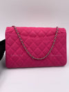 Sold-CHANEL Classic Quilted Flap Pink Caviar Shoulder Bag/Clutch with Chain Strap