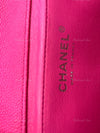 Sold-CHANEL Classic Quilted Flap Pink Caviar Shoulder Bag/Clutch with Chain Strap