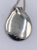 Sold-Tiffany 
Co 925 Silver Elsa Peretti Madonna Pendant Necklace