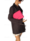 Sold-CHANEL Classic Quilted Flap Pink Caviar Shoulder Bag/Clutch with Chain Strap