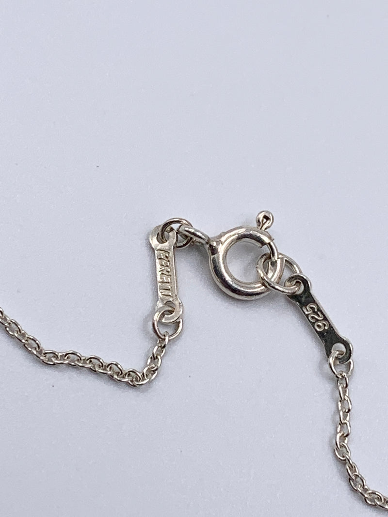 Sold-Tiffany 
Co 925 Silver Elsa Peretti Madonna Pendant Necklace