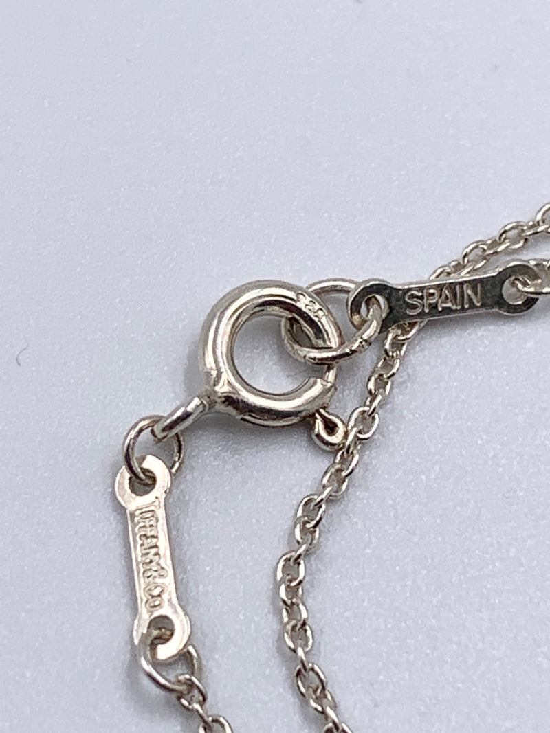 Sold-Tiffany 
Co 925 Silver Elsa Peretti Madonna Pendant Necklace