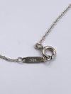 Sold-Tiffany 
Co 925 Silver T&CO Letters Lariat Necklace