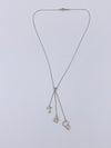 Sold-Tiffany 
Co 925 Silver T&CO Letters Lariat Necklace