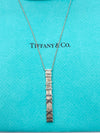 Tiffany 
Co 925 Silver Atlas Collection Bar with Necklace