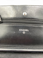 Sold-CHANEL Lambskin Wallet-on-the-chain WOC Crossbody Flap Bag - Black