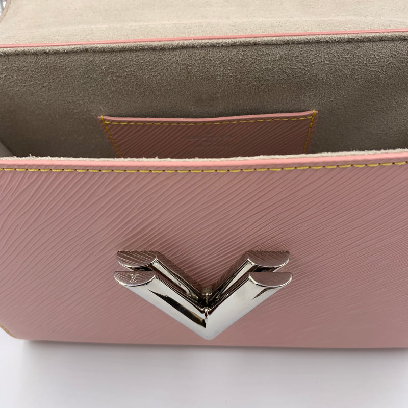 LOUIS VUITTON Epi Twist MM Pink Shoulder Bag Crossbody Bag