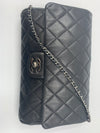 Chanel timeless clutch black two way bag shoulder bag