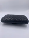 Sold-CHANEL Classic Quilted Flap Black Lambskin Shoulder Bag/Clutch