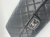 Sold-CHANEL Classic Quilted Flap Black Lambskin Shoulder Bag/Clutch