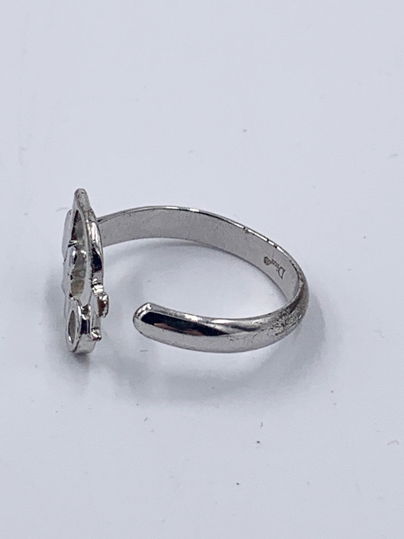 Sold-Christian Dior Logo Ring Free Size - adjustable