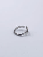 Sold-Christian Dior Logo Ring Free Size - adjustable