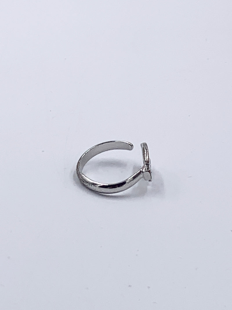 Sold-Christian Dior Logo Ring Free Size - adjustable