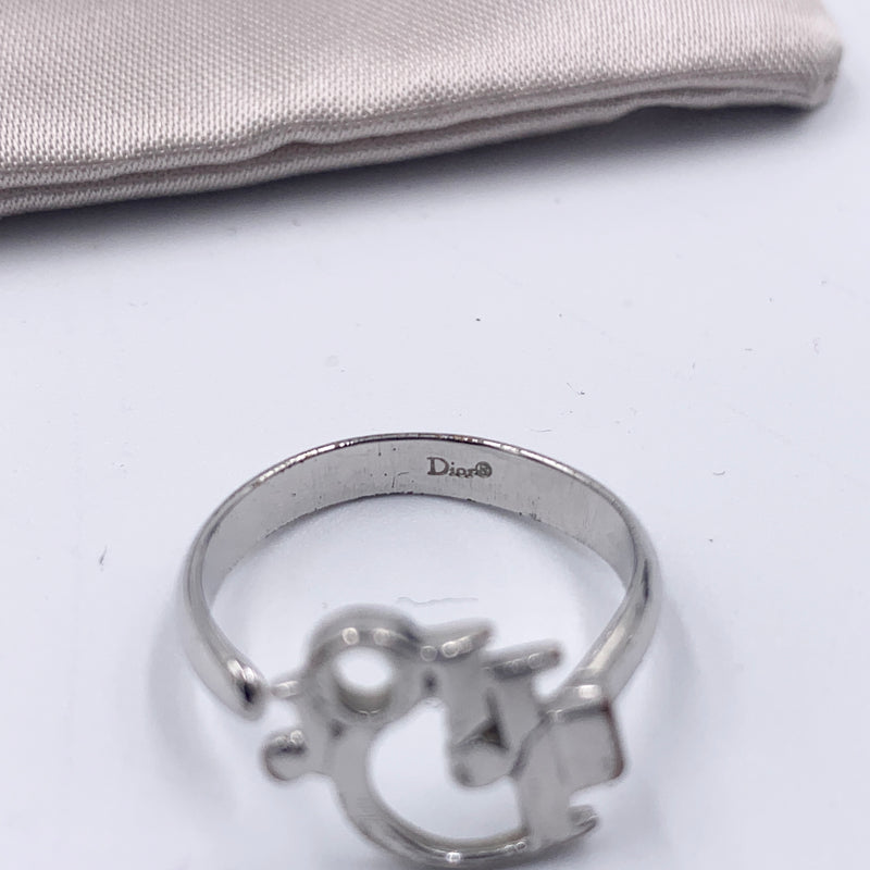 Sold-Christian Dior Logo Ring Free Size - adjustable