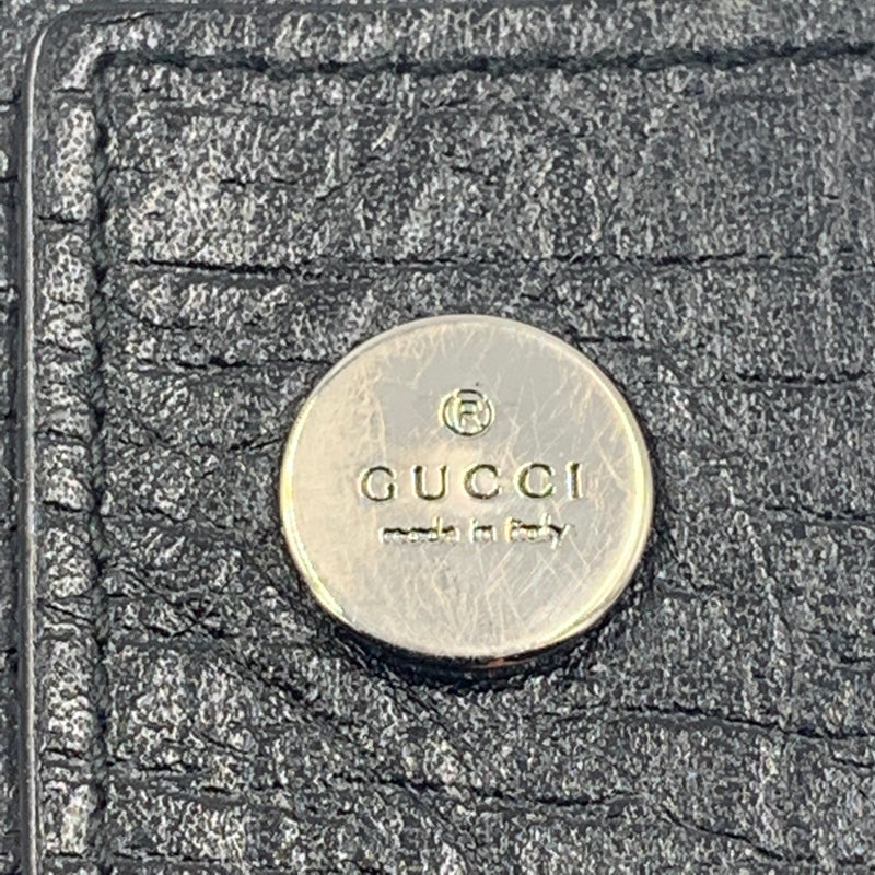 Sold-GUCCI Black 6-ring Agenda Planner