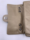 Sold-CHANEL Wild Stitch Quilted Seasonal Flap Bag Taupe light Grey Brown Color SHW