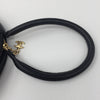 Sold-CHANEL Round CC Logo Clutch lambskin black