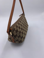 Sold-GUCCI GG Logo Brown Small Handbag