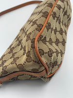 Sold-GUCCI GG Logo Brown Small Handbag